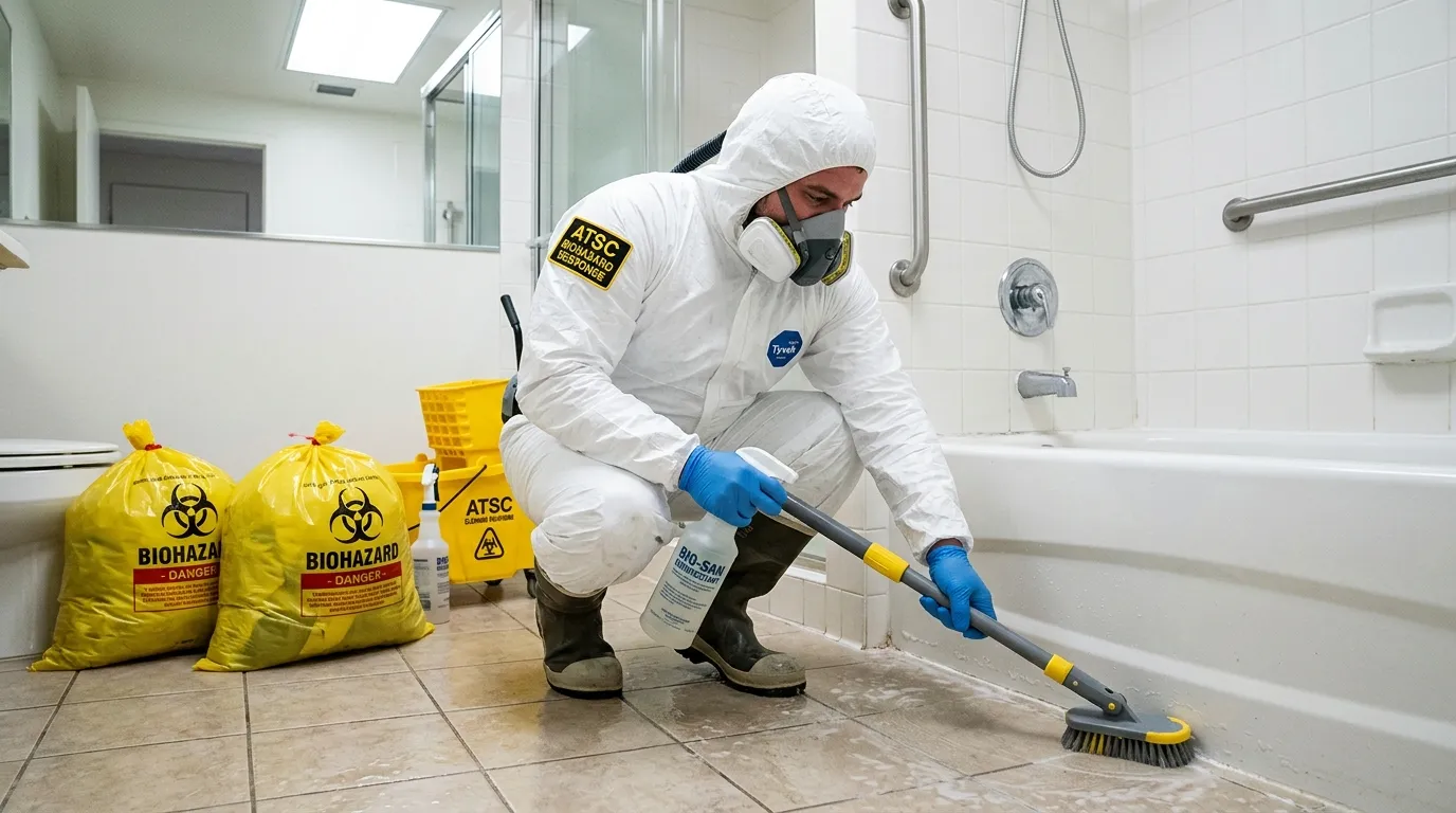 Decontamination equipment deployed for Blood Cleanup in Mercedes